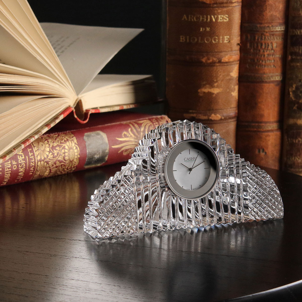 Cashs Ireland, Georgian Mantle Crystal Clock